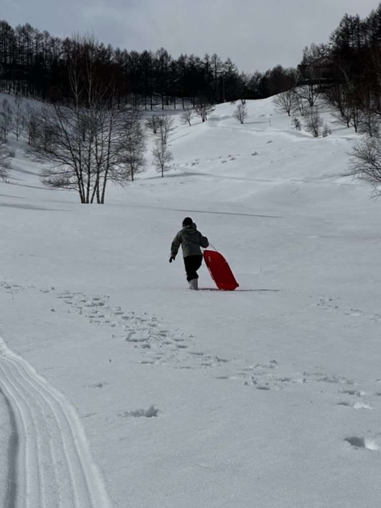 On the last day of winter when I played sled