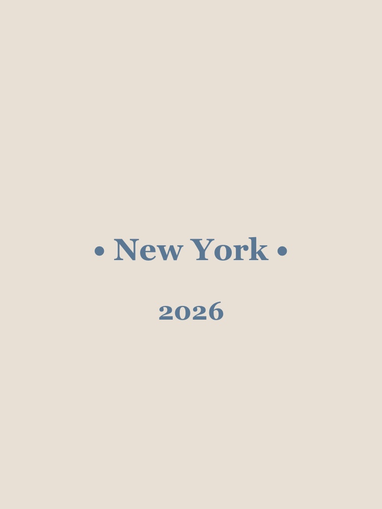 NEW YORK 2026